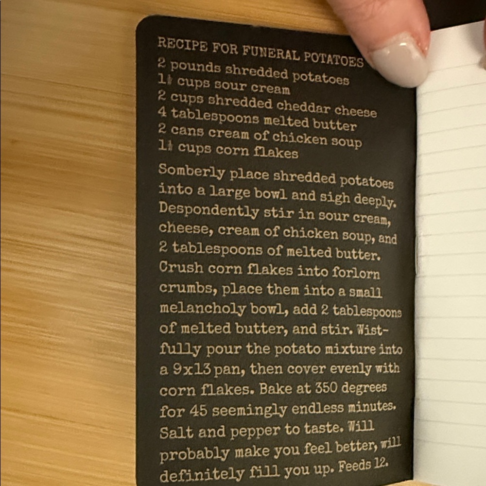 Final Notes Epitaph Idea Set of 3 Notebooks from Accoutrements Archie McPhee - Picture 8 of 10